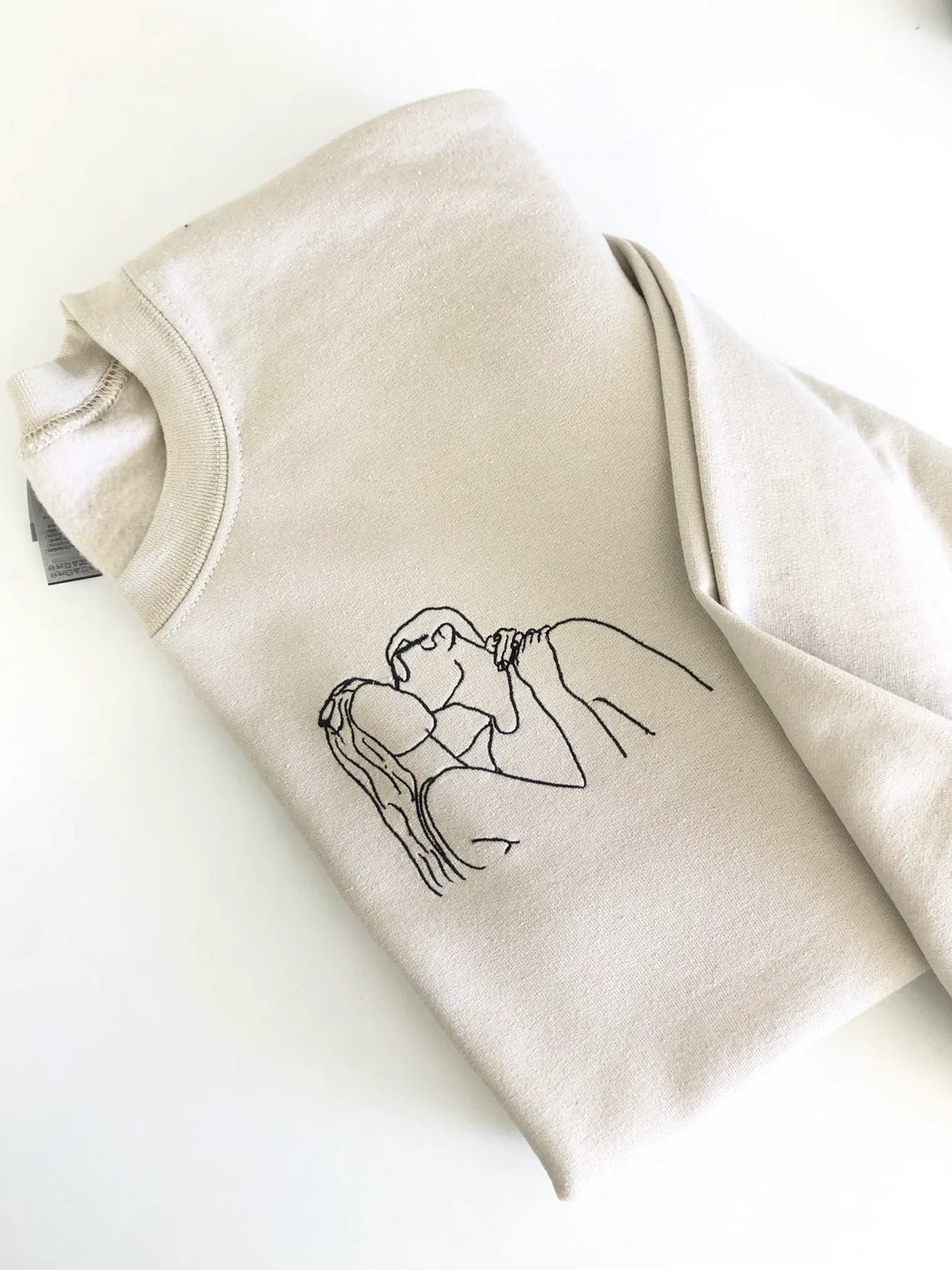 Personlig Linjekonst Sweatshirt